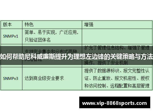 如何帮助尼科威廉斯提升为理想左边锋的关键策略与方法