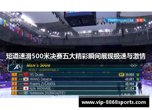 短道速滑500米决赛五大精彩瞬间展现极速与激情