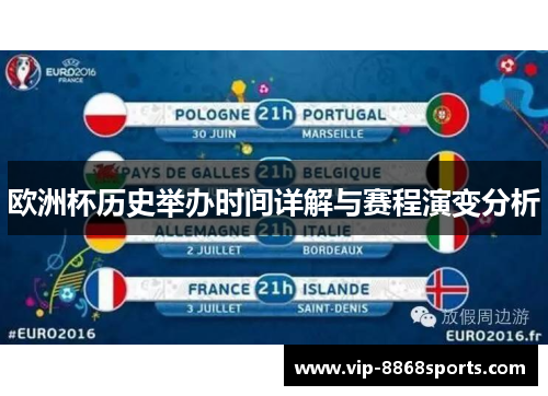 欧洲杯历史举办时间详解与赛程演变分析